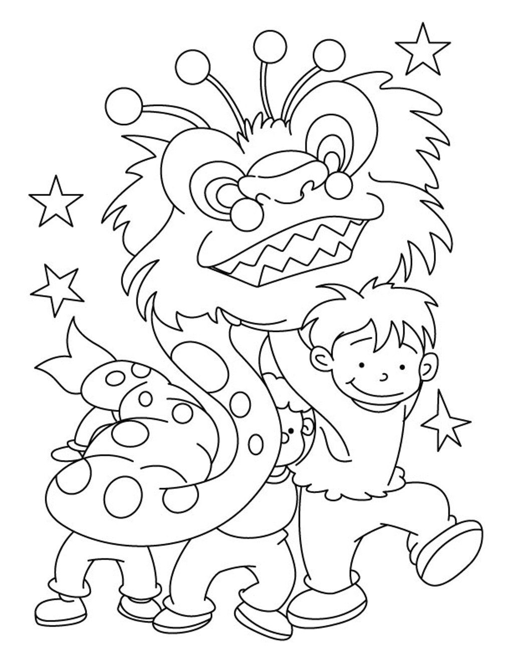 1022x1323 Dragon Chinese New Year Coloring Pages.jpg Craft