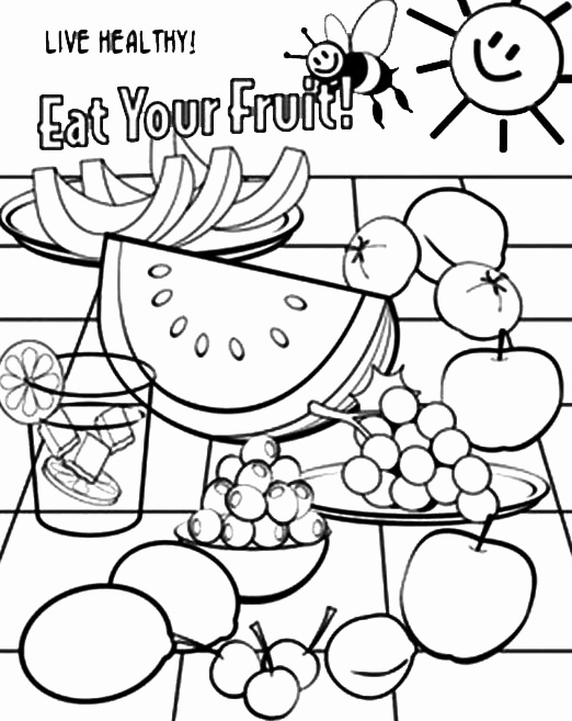 Chinese Food Coloring Pages