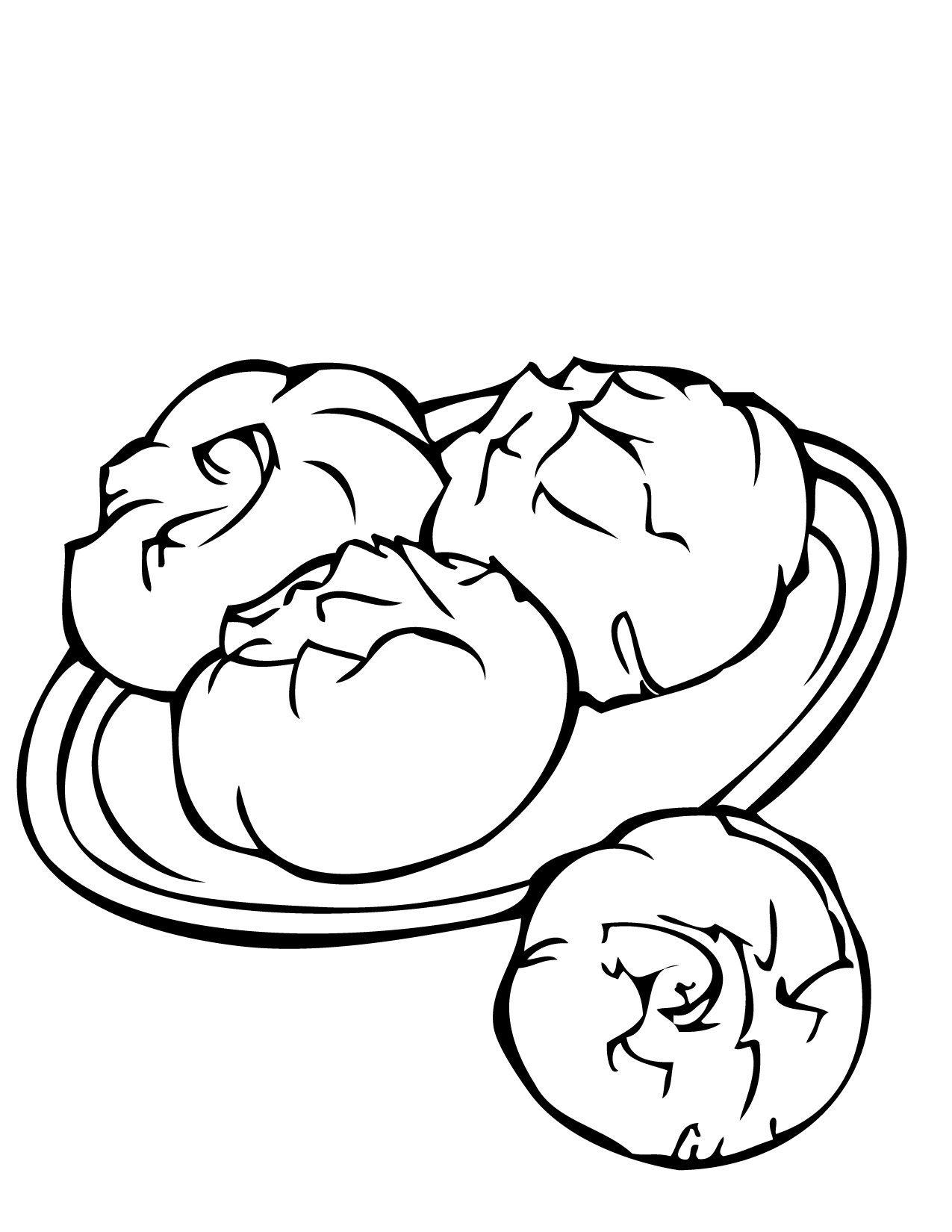 1275x1650 Chinese Food Coloring Pages