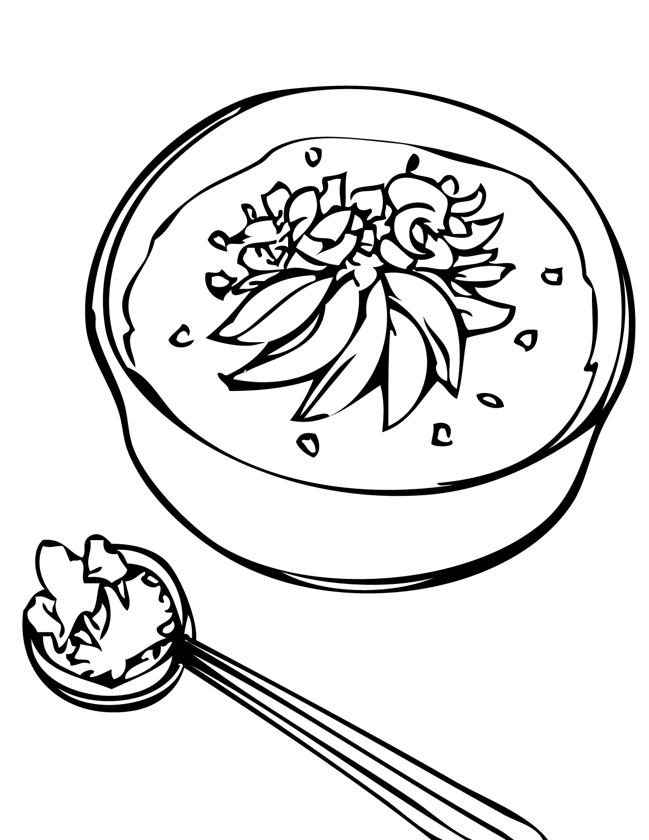 1275x1650 Delicious Food Coloring Pages For Kids