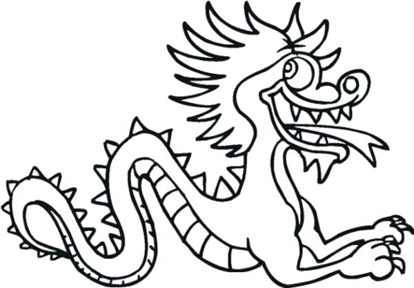600x417 Chinese Dragon Coloring Pages Icontent