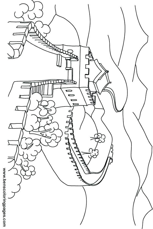 650x972 Colorful Great Wall Of China Coloring Page Luxury Chinese Pages