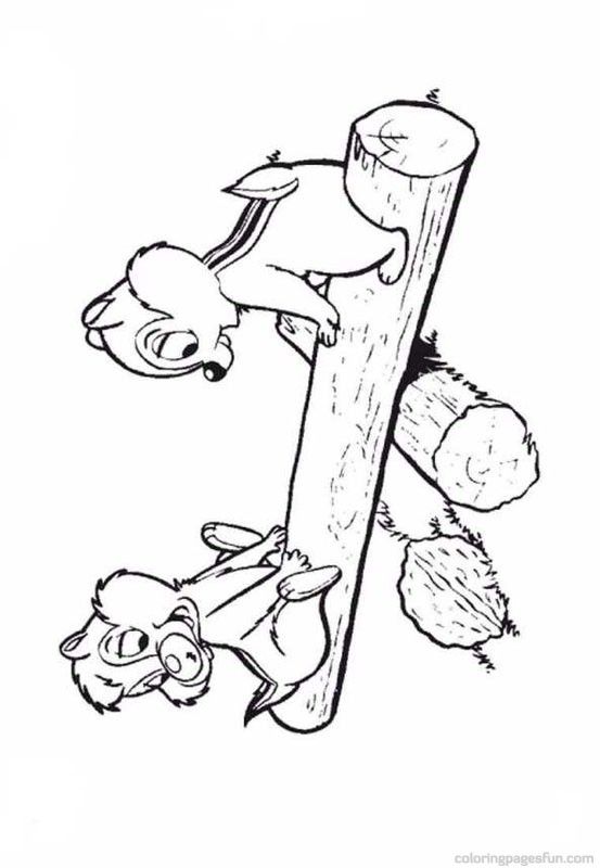 553x800 Chip And Dale Coloring Pages 4 For My Boys