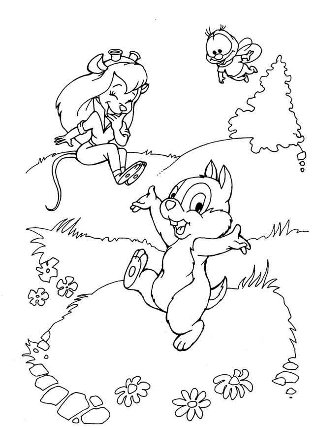 646x870 Kids N 35 Coloring Pages Of Chip And Dale