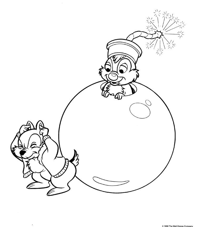 749x866 Chip And Dale Coloring 19.jpg