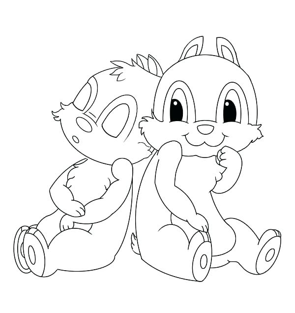 600x636 Chip Dale Coloring Pages Chip Dale Coloring Pages Chip