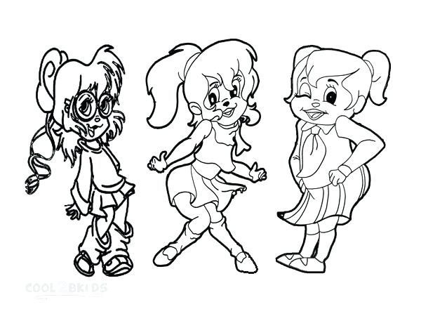 600x440 Chipettes Coloring Pages Coloring Pages Chipettes Colouring Pages