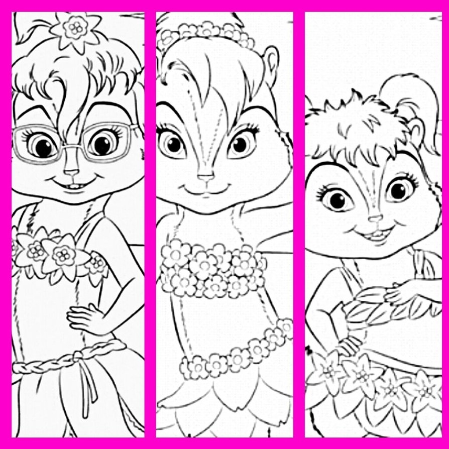 894x894 Greatest Chipettes Coloring Pages To Print Printable Free Download