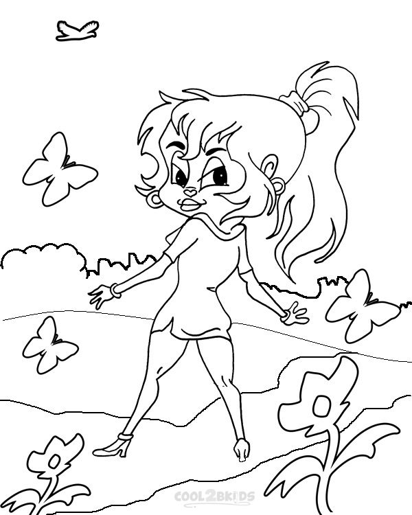 600x750 Printable Chipettes Coloring Pages For Kids Cool2bkids