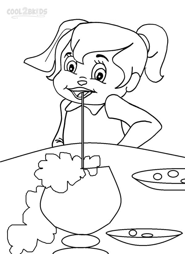 600x825 Printable Chipettes Coloring Pages For Kids Cool2bkids