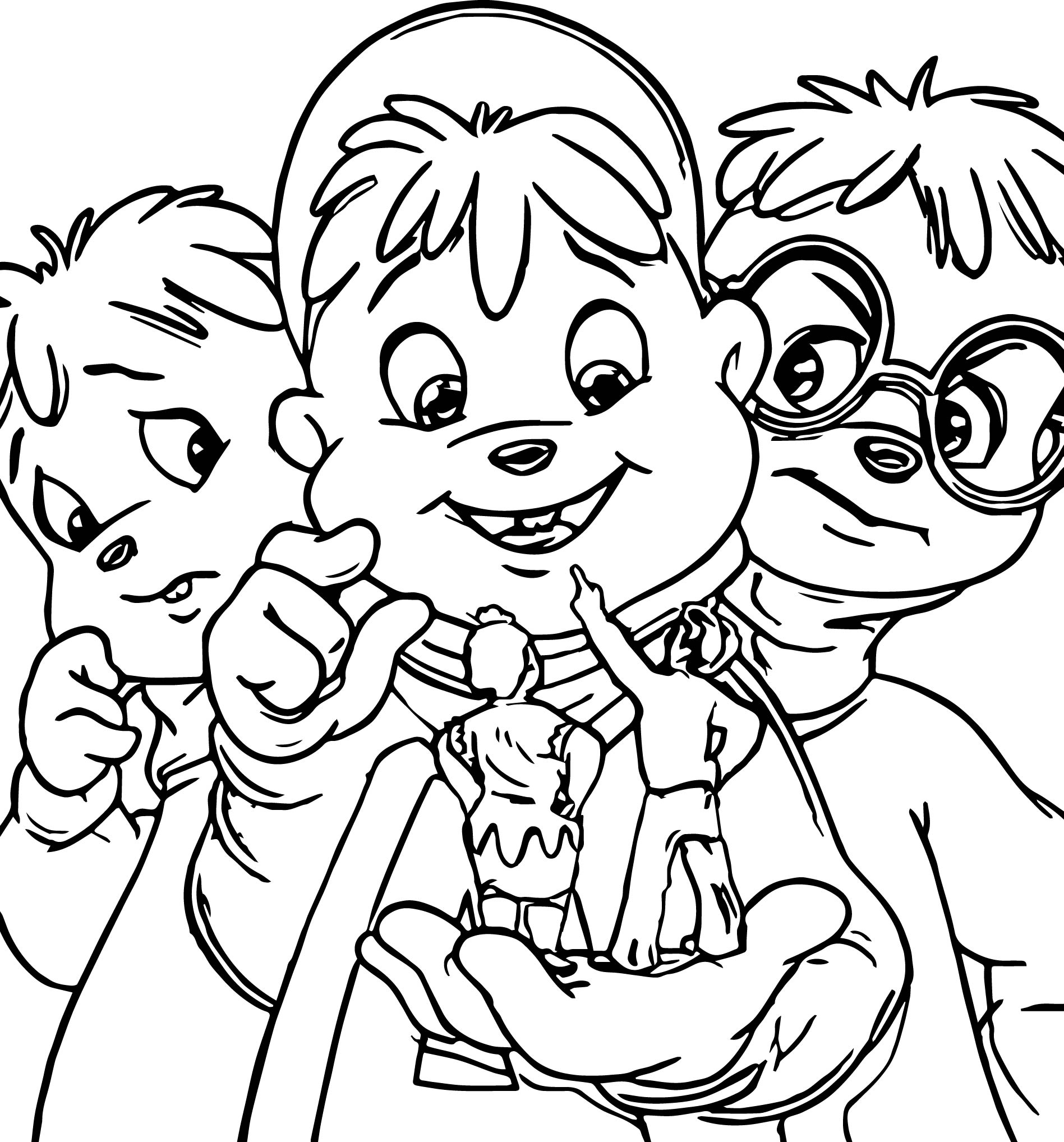 1897x2036 Chipmunk Coloring Pages