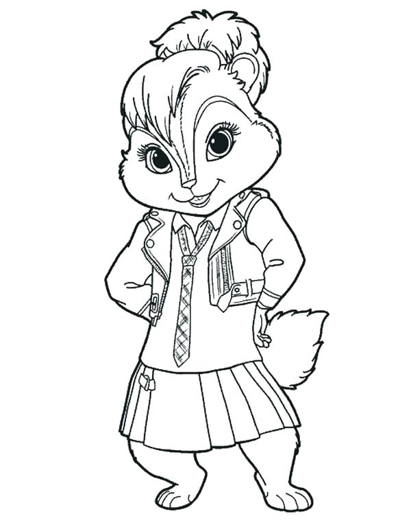 600x768 Free Printable Chipmunk Coloring Pages Chipmunks The And To Print