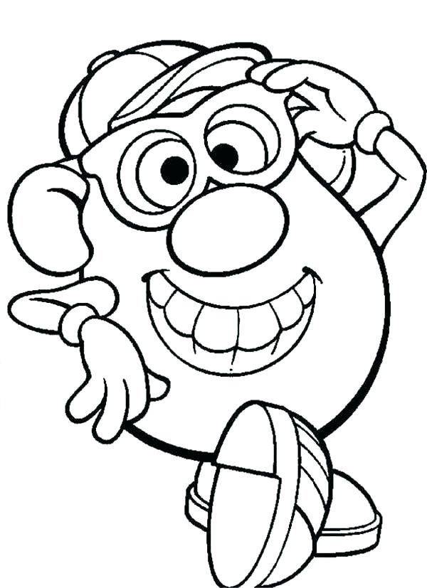 600x827 Potato Coloring Pages Sweet Potato In A Bowl Coloring Page Potato