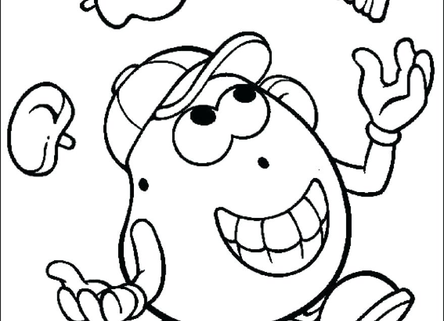 879x635 Sweet Potato Coloring Page Book