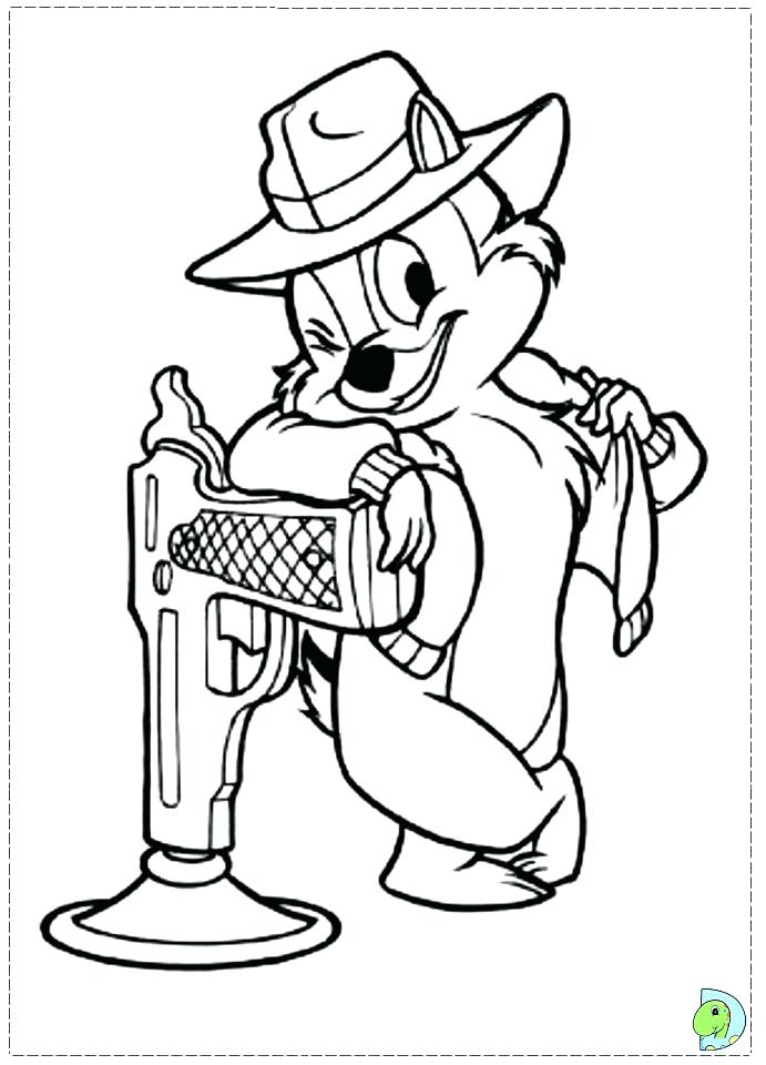 691x960 Chip And Dale Coloring Pages For Chip And Dale Rescue Rangers