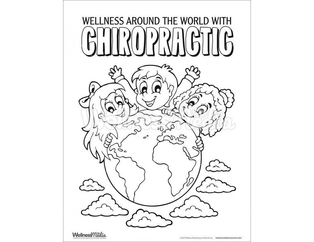 1000x773 Printable Chiropractic Coloring Pages