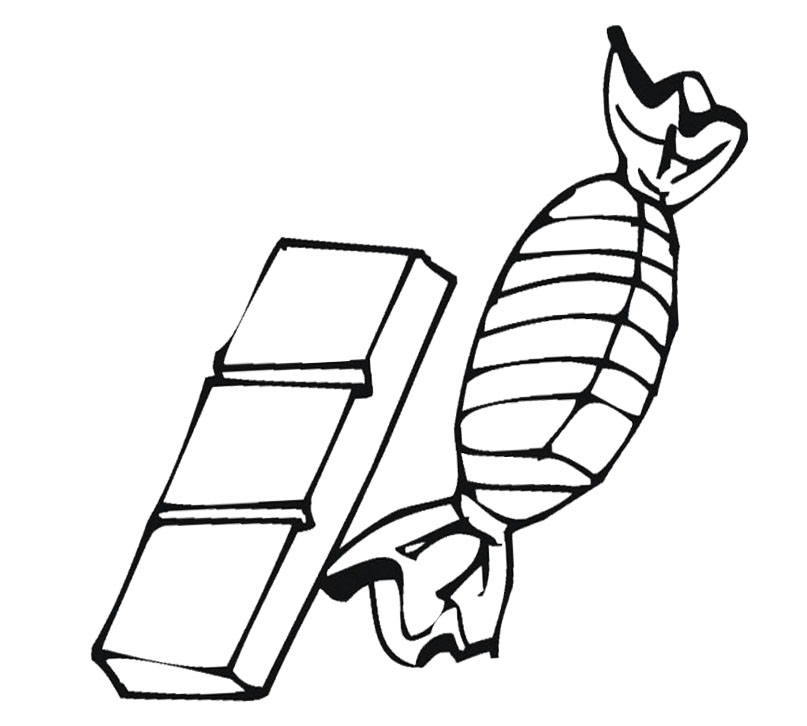 807x726 Chocolate Coloring Page 539418