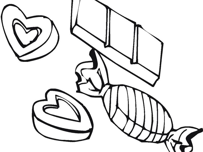 800x600 Chocolate Candy Coloring Pages Download Candy Bar Coloring Pages