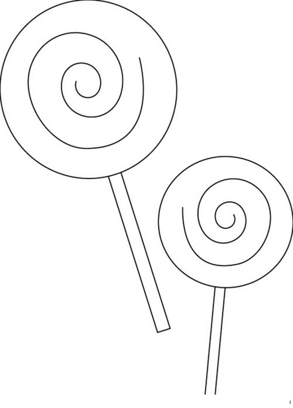 600x834 Candy Coloring Pages