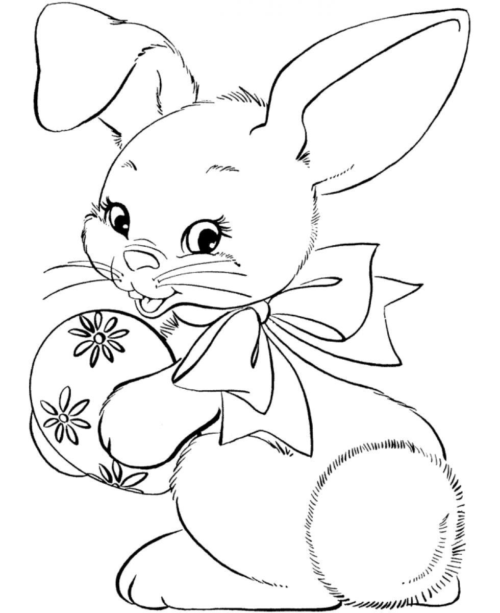 980x1200 Easter Bunny Coloring Pages To Print
