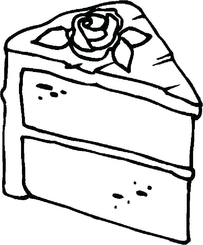 675x813 Coloring Pages Of Cakes Coloring Pages Birthday Cake Cake Coloring