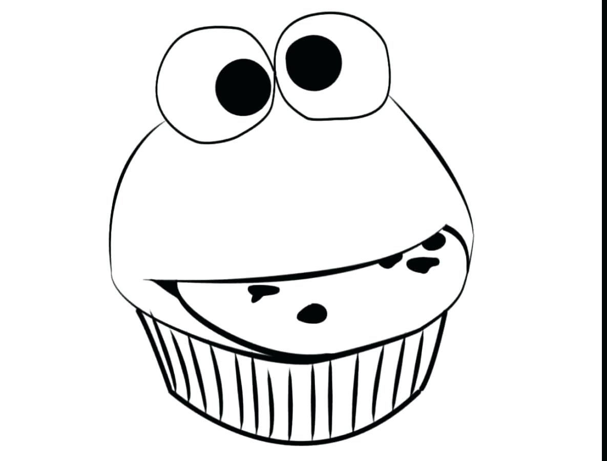 1185x900 Cup Cake Chocolate Coloring Pages Thanksgiving Free Food