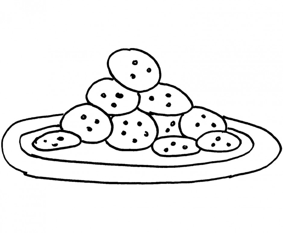 940x773 Cookie Coloring Pages