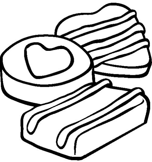500x532 Chocolate Chip Cookie Coloring Page Cookie