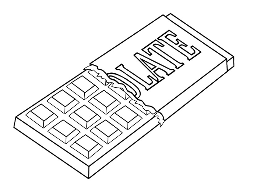 874x604 Chocolate Coloring Sheets Collection