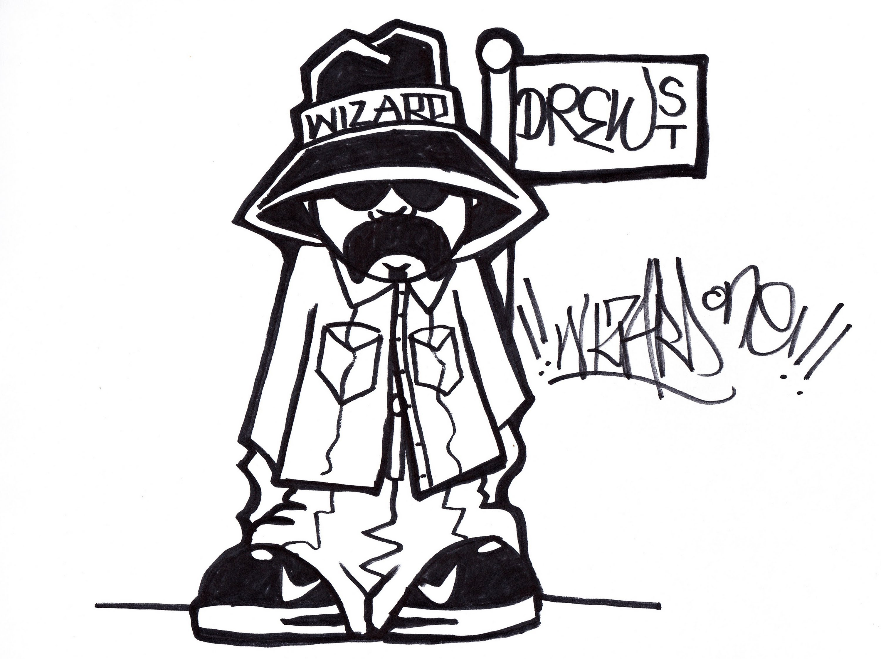 3000x2246 Graffiti Characters Chola How To Draw A Cholo
