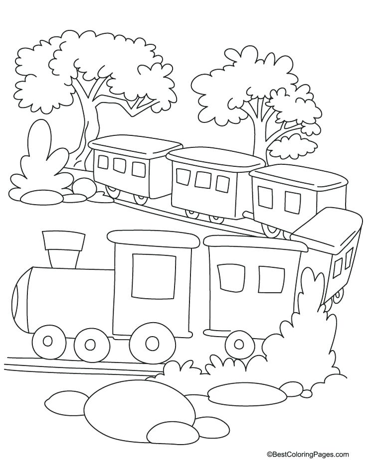 736x951 Choo Choo Train Coloring Pages