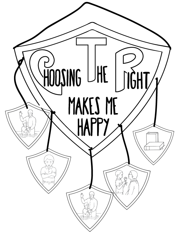 612x792 Choose The Right Coloring Page, Lds Choose The Right Page Coloring