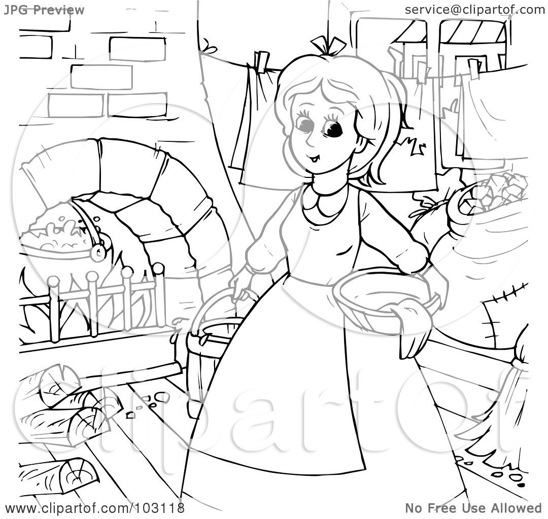 1080x1024 Kids Doing Chores Coloring Pages