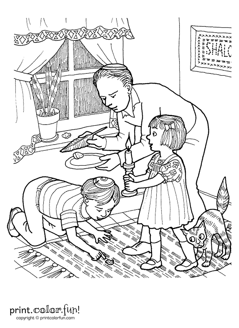 800x1100 Sensational Kids Doing Chores Coloring Pages P