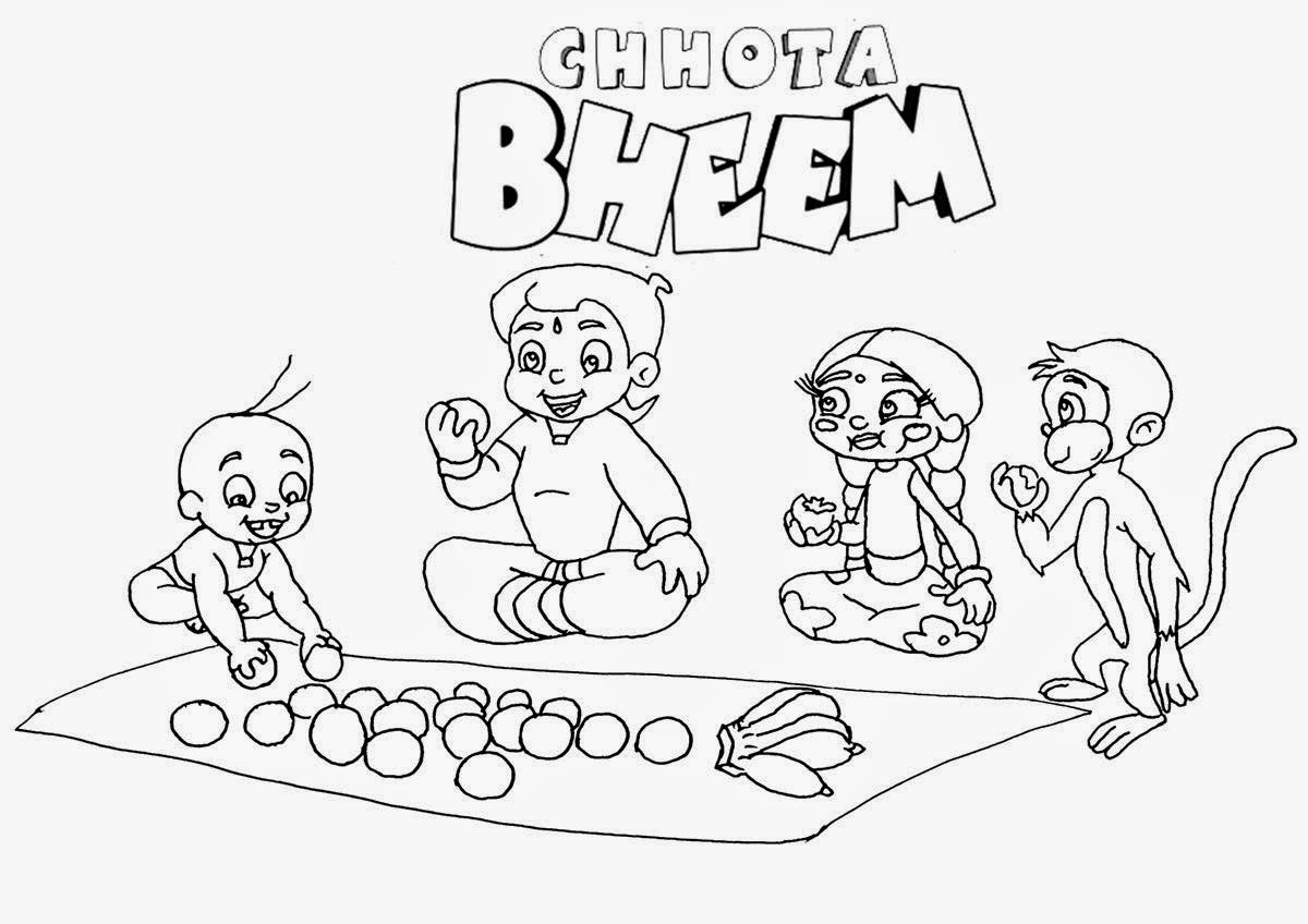 1200x848 Colour Drawing Free Hd Wallpapers Disney Pogo Cartoon Chota Bheem