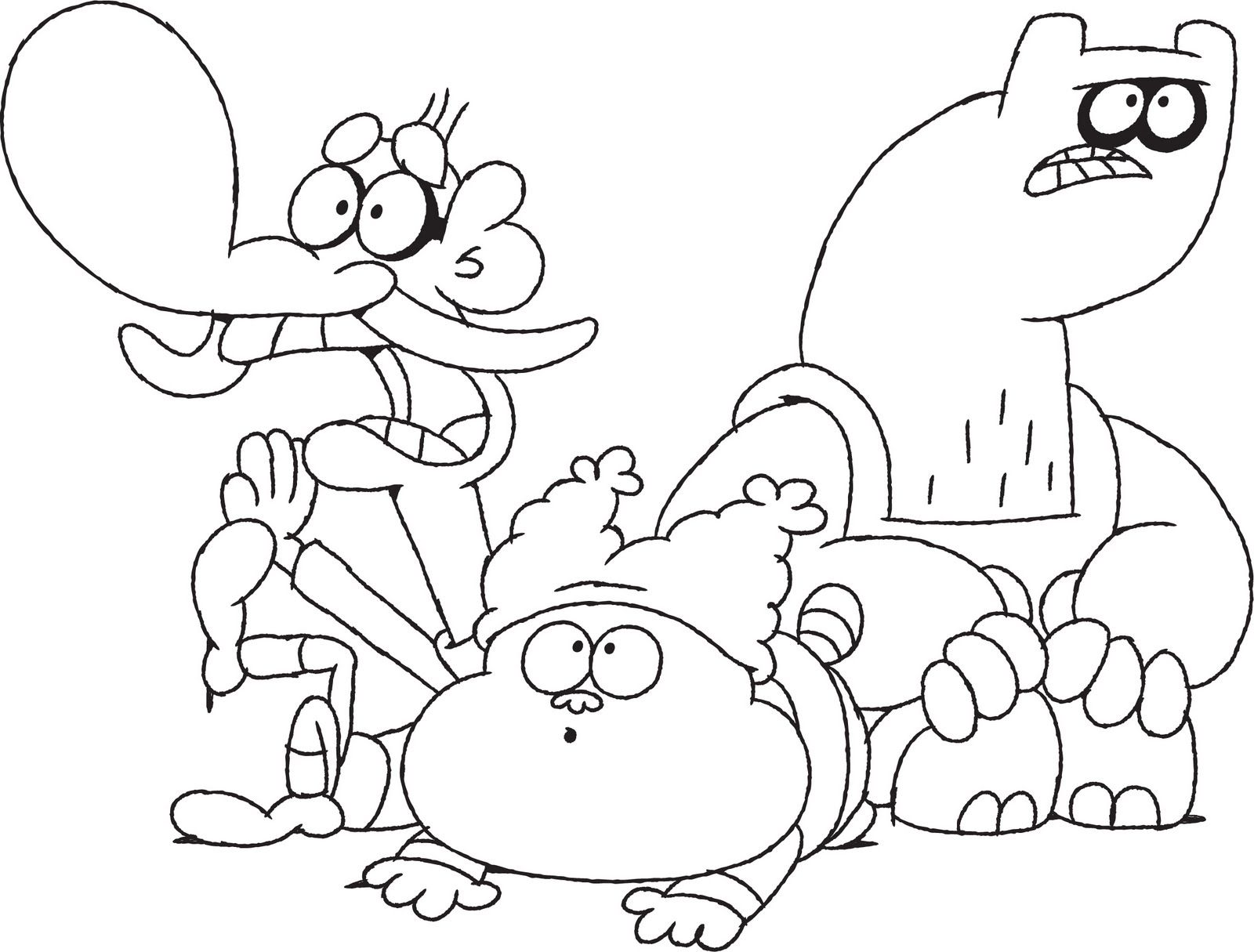 1600x1215 Laura A. Dalesandro Animation Art Chowder Clean Up Art Chowder