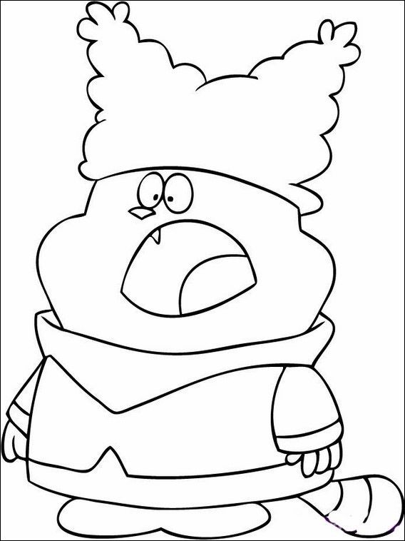 568x758 Chowder Coloring Pages 2 Mina Trash Bins Ideas