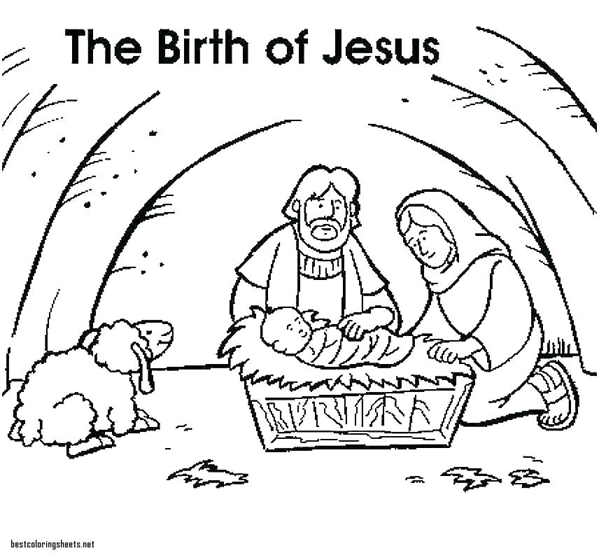 856x800 Jesus Color Pages Baby Coloring Pages And Jesus Christ Colouring