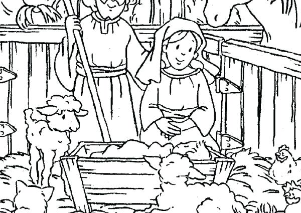 600x425 Christian Christmas Coloring Pages Coloring Pages Printable