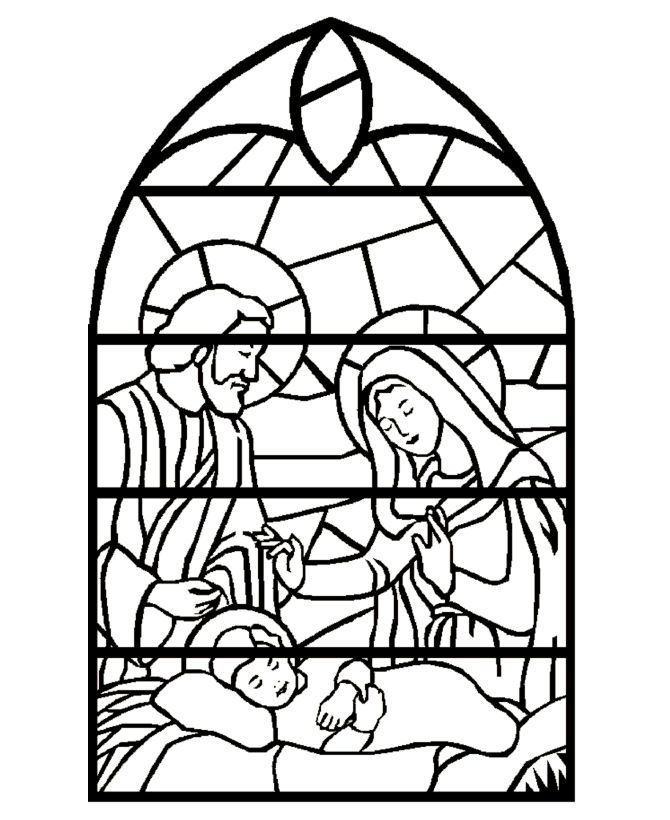 Christian Christmas Coloring Pages Printable