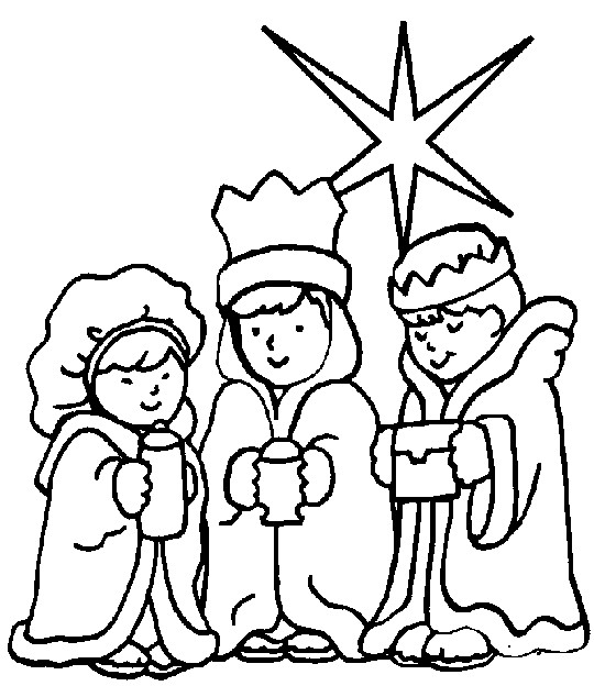 540x634 Christian Christmas Coloring Pages Free Printables Christmas