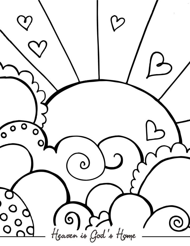 Christian Coloring Pages For Preschoolers