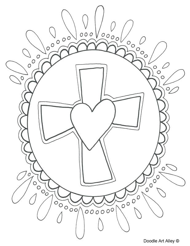 618x800 Ideas Easter Coloring Pages Religious For Cross Coloring Page 88