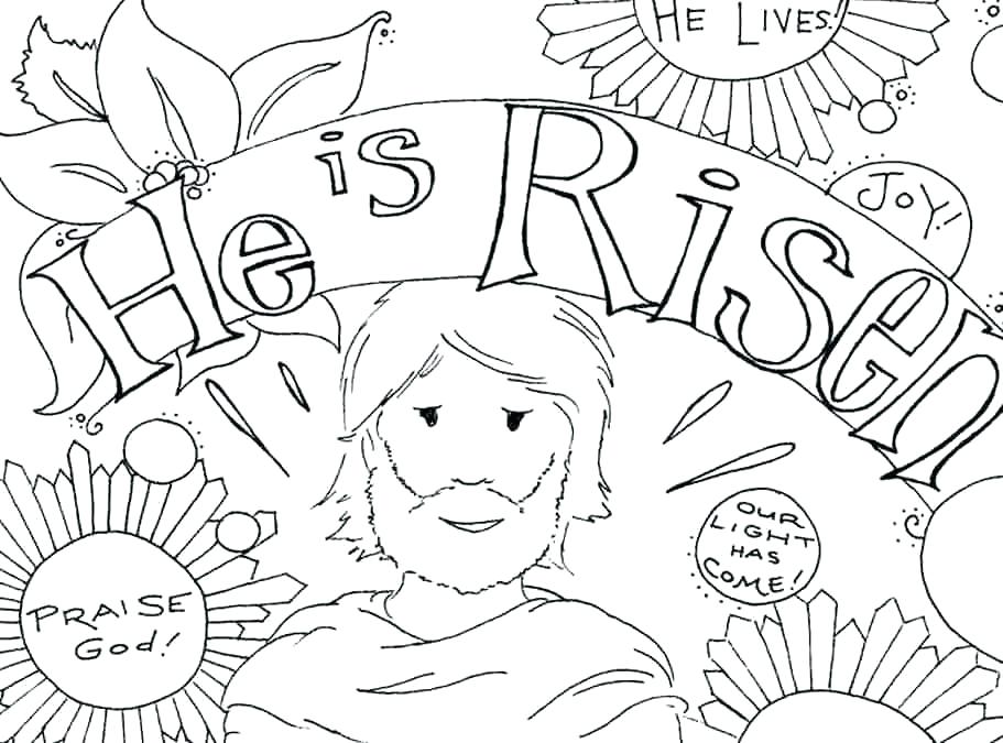 911x675 Christian Coloring Pages Free
