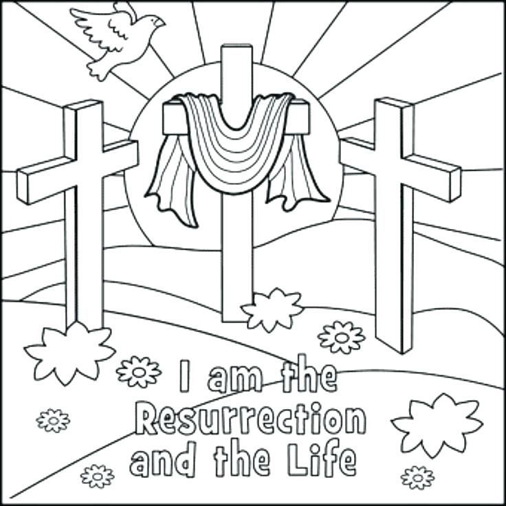 736x736 Christian Easter Coloring Pages To Print Christian Coloring Pages
