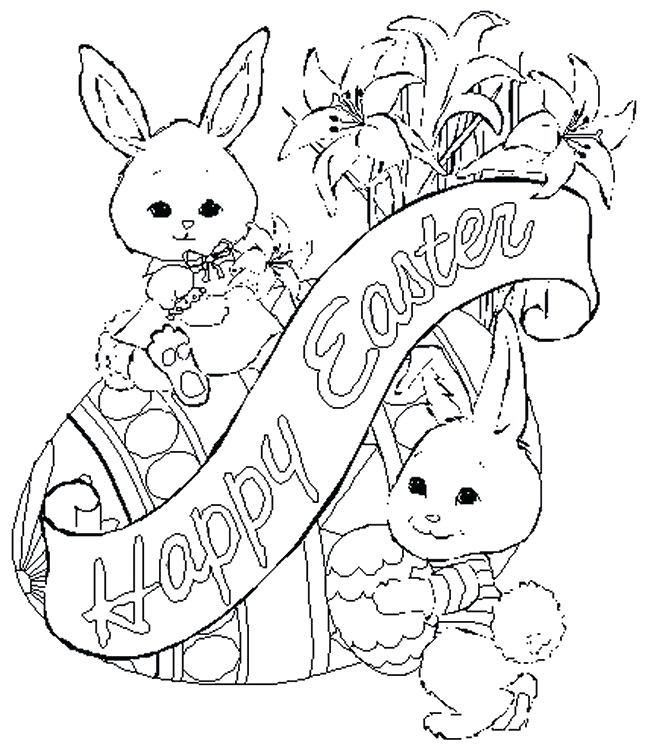 650x750 Easter Coloring Pages Printable Free