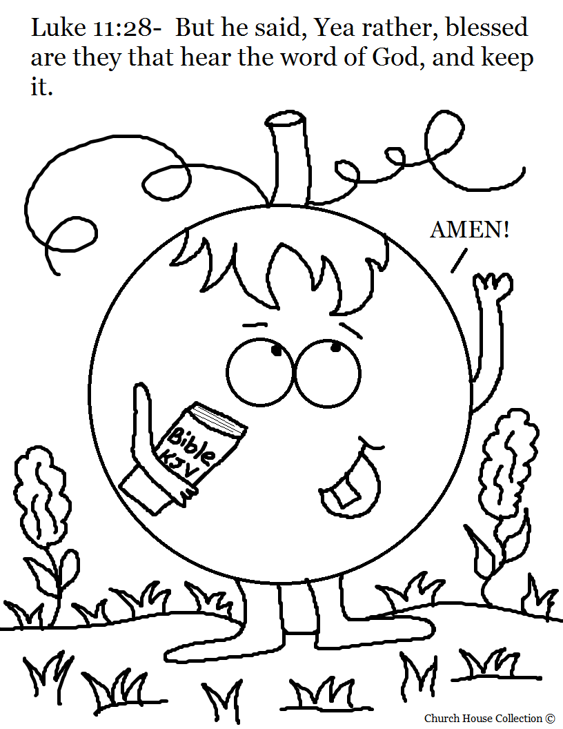 816x1056 Fall Bible Coloring Pages