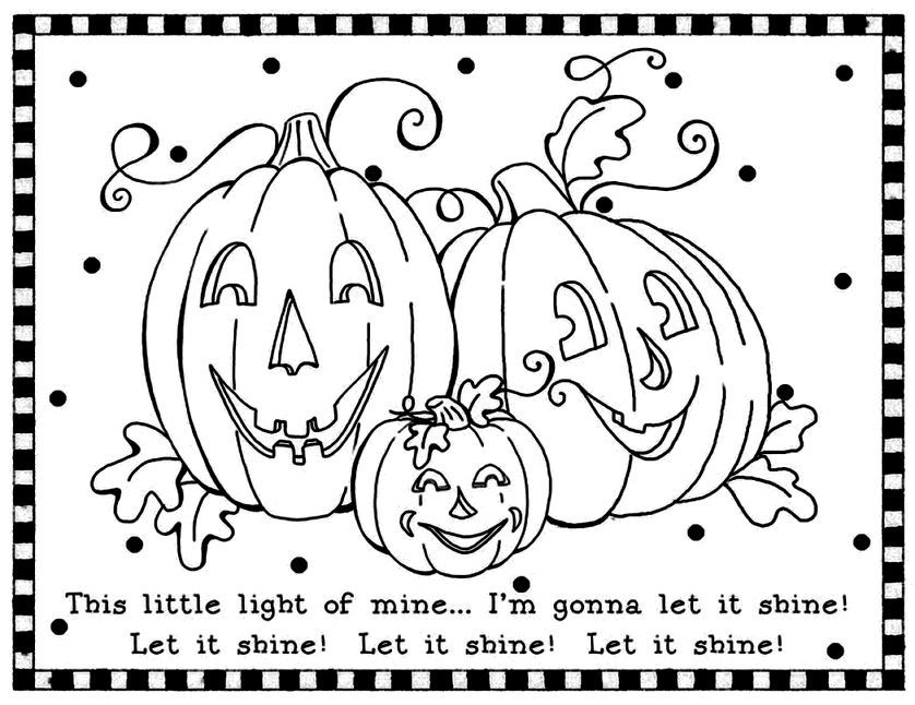 838x646 Christian Halloween Coloring Pictures Preschool