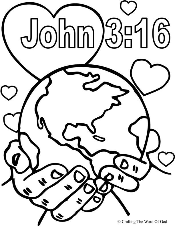 Christian Valentines Day Coloring Pages