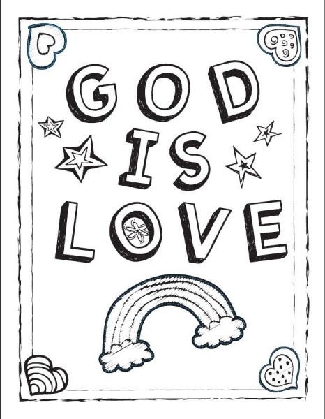 466x600 Christian Valentines Day Coloring Pages Startupcorner.co